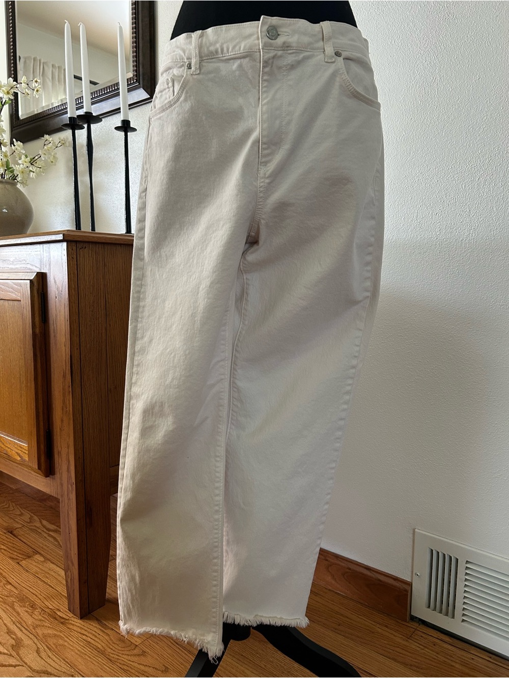 LOFT The Straight Crop Jeans